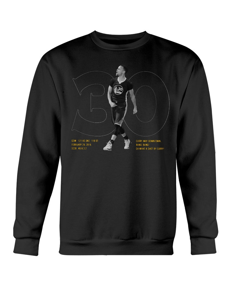 steph curry with the shot t shirt