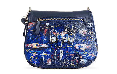 Peigi Sling Bag Designed with Surrealism Art by Vaishali Tatyaram - Paul Adams