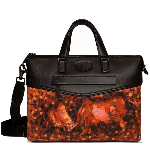 Anna Kurian Rocco Laptop Bag with Abstraction Art by Paul Adams Paul Adams