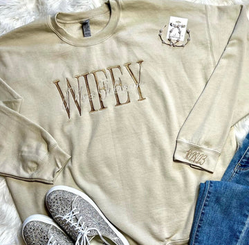 Wifey Last Name Crewneck