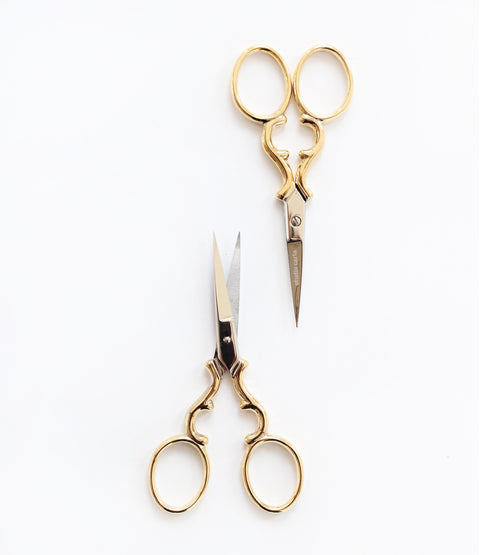 Modern Desk Scissors - Gold