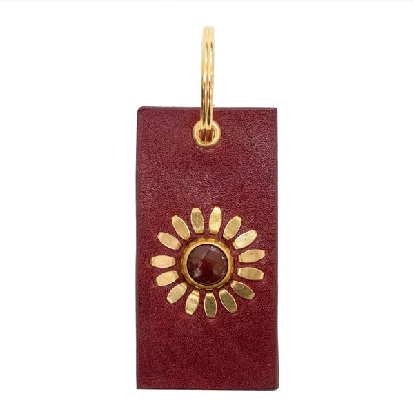 Flor Semi-Precious Stone Keychain - Calleen Cordero