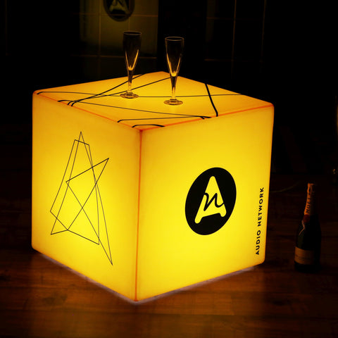 Bespoke custom made light box for event