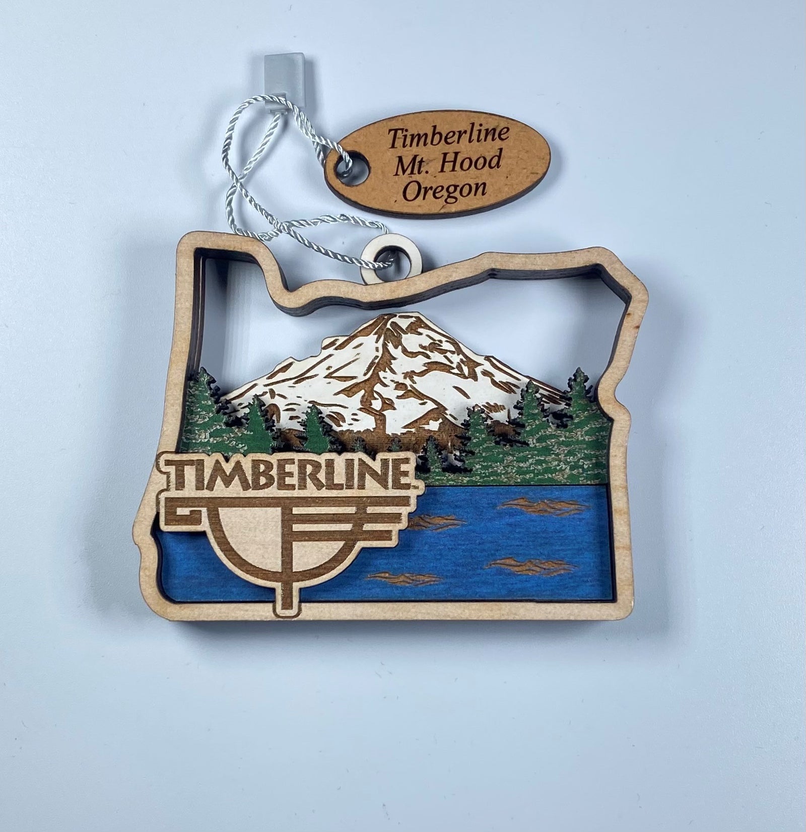 Timberline Lodge Small Iron Rams Head Keychain