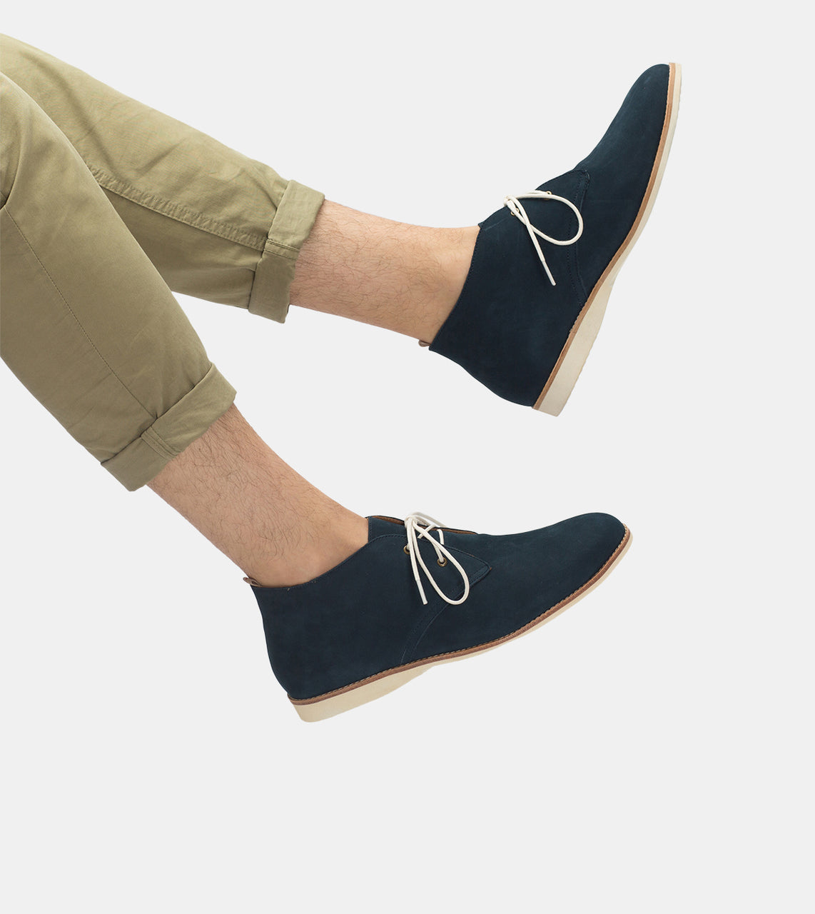 Chukka Navy Nubuck – Rollie Nation