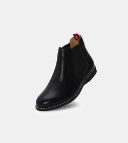 black stud chelsea boots