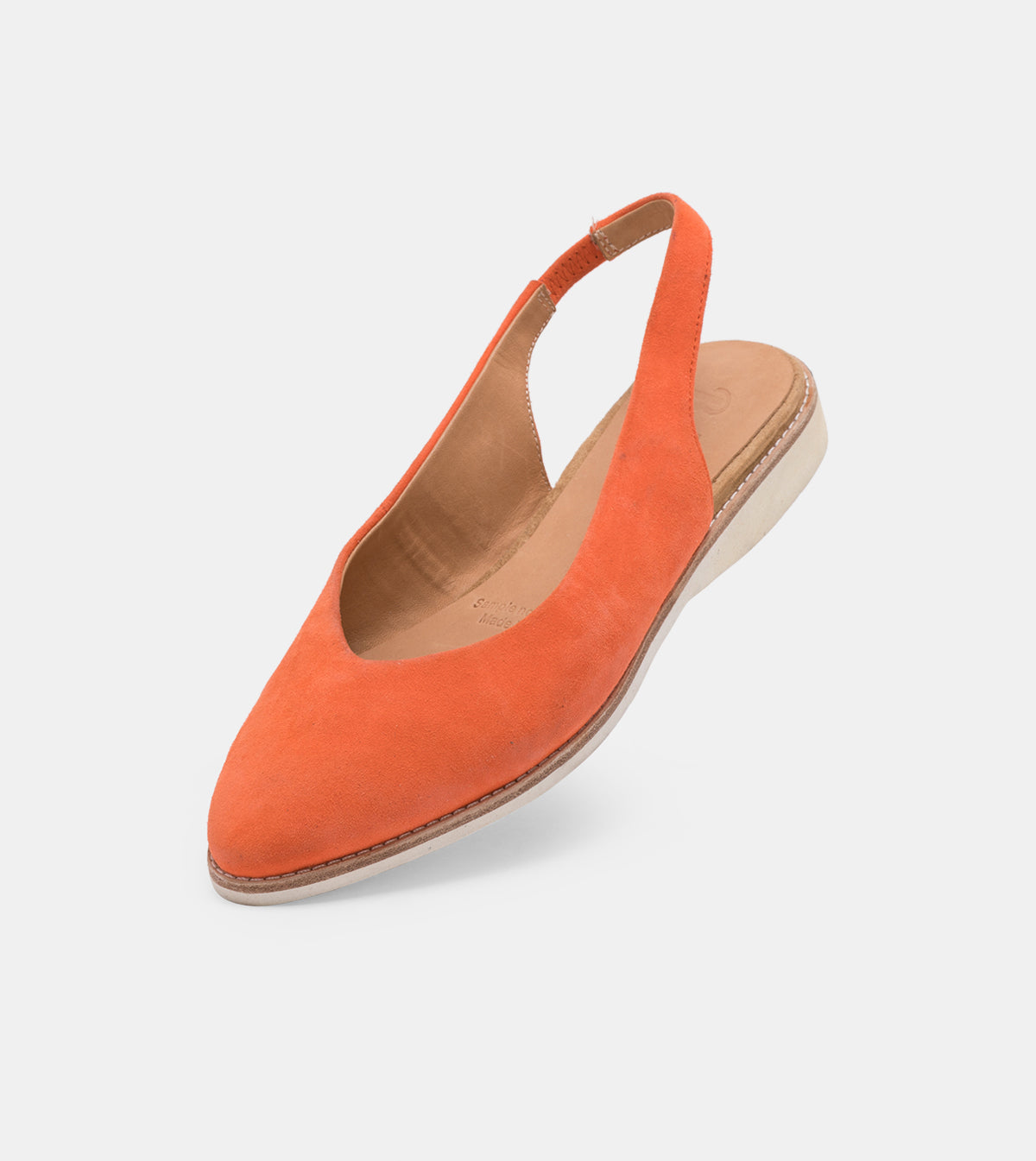coral slingback shoes