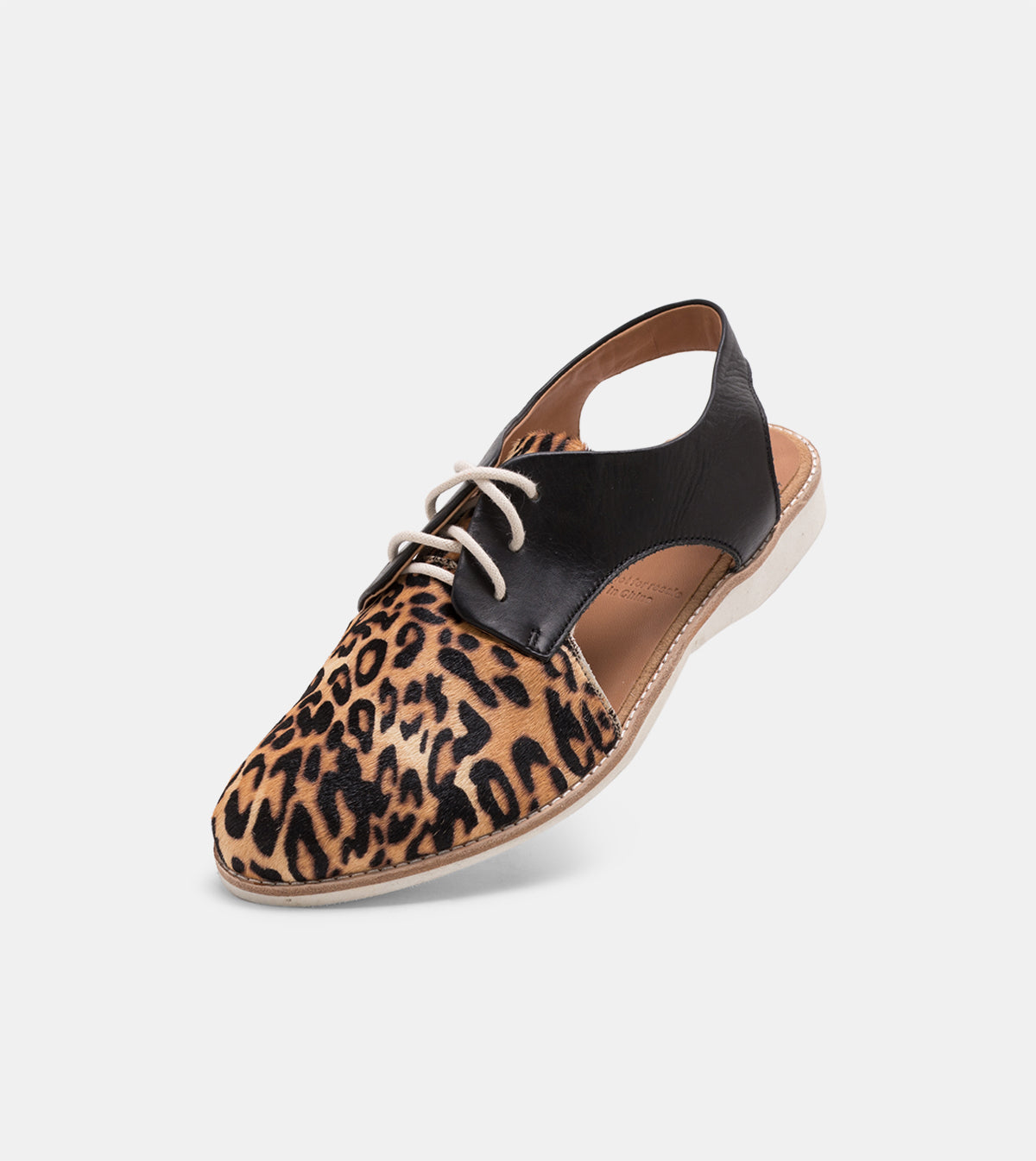 leopard sling back shoes