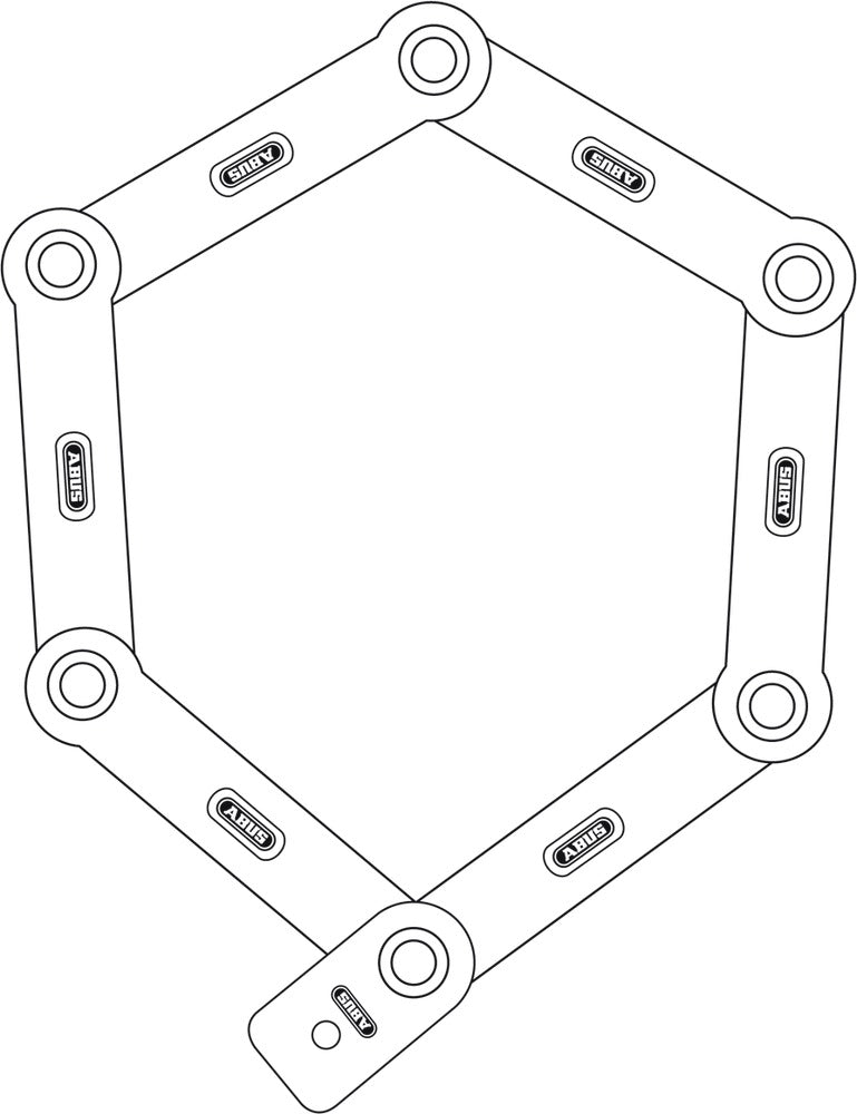 Abus Lite 6050/85 Black Foldable Lock