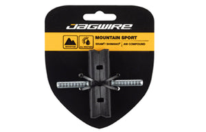 Jagwire Mountain Sport Brake Pads Smooth Post 70mm Pad&comma; Black