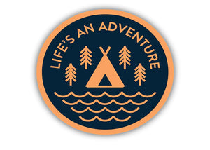 Life's an Adventure Sticker