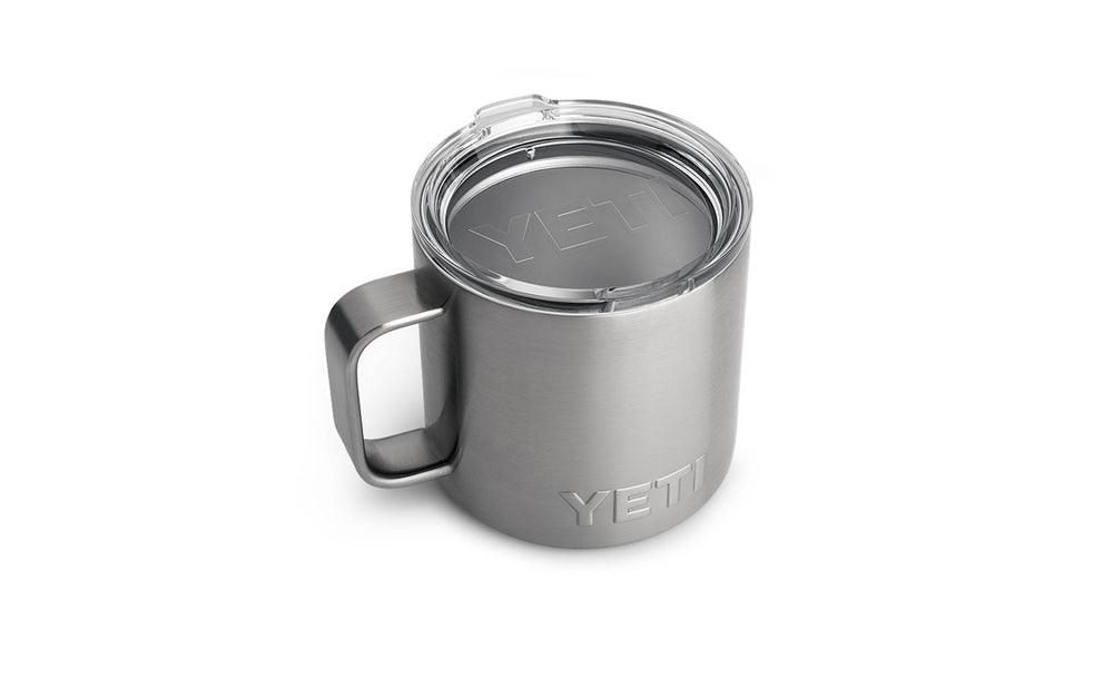 YETI 14 oz Rambler Mug with MagSlider Lid, White - 21071500596