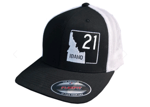 Idaho Highway 21 Flex Fit Mesh-Back Hat