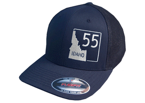 Idaho Highway 55 Flex Fit Mesh-Back Hat