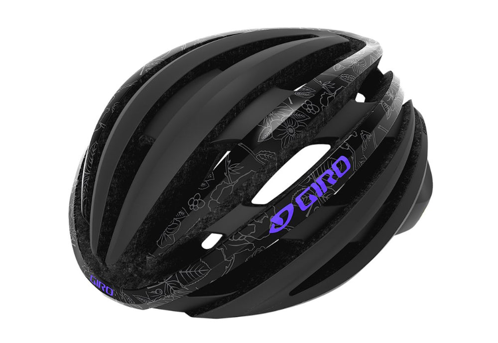 black road bike helmet