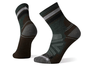 Men's Hike Light Cushion Striped Mid Crew Socks