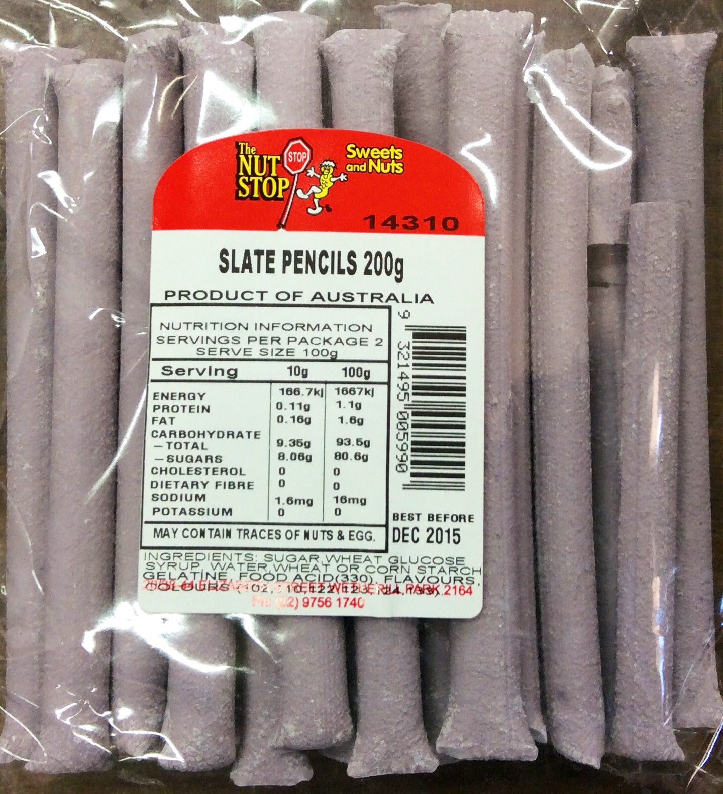 Slate Pencils to Eat -  Australia