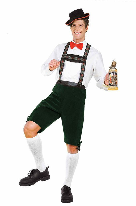 German - Black Lederhosen (Hire Only) | Party Things - Online Party Supplies