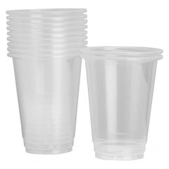 425ml Clear Plastic Cups (50 pack)