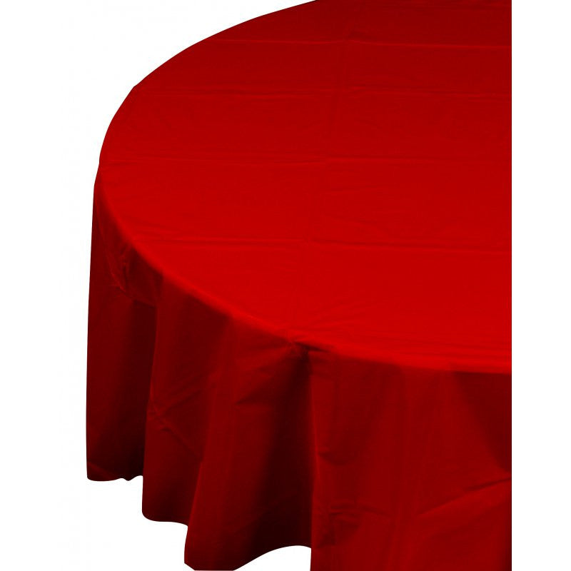 Apple Red Plastic Tablecover