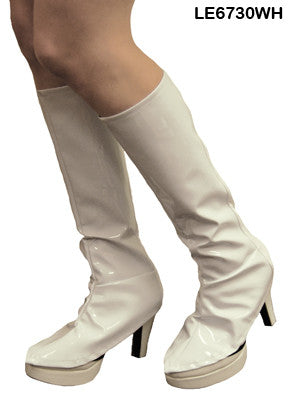 Go Go Boot Covers - White | Party 