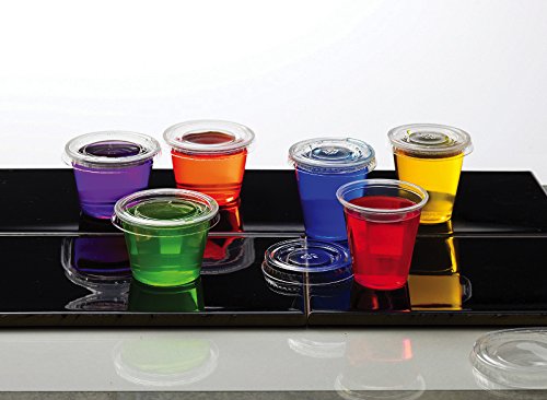 Entertaining Essentials EE119 2 oz Shot Glasses, Red - 24 Piece