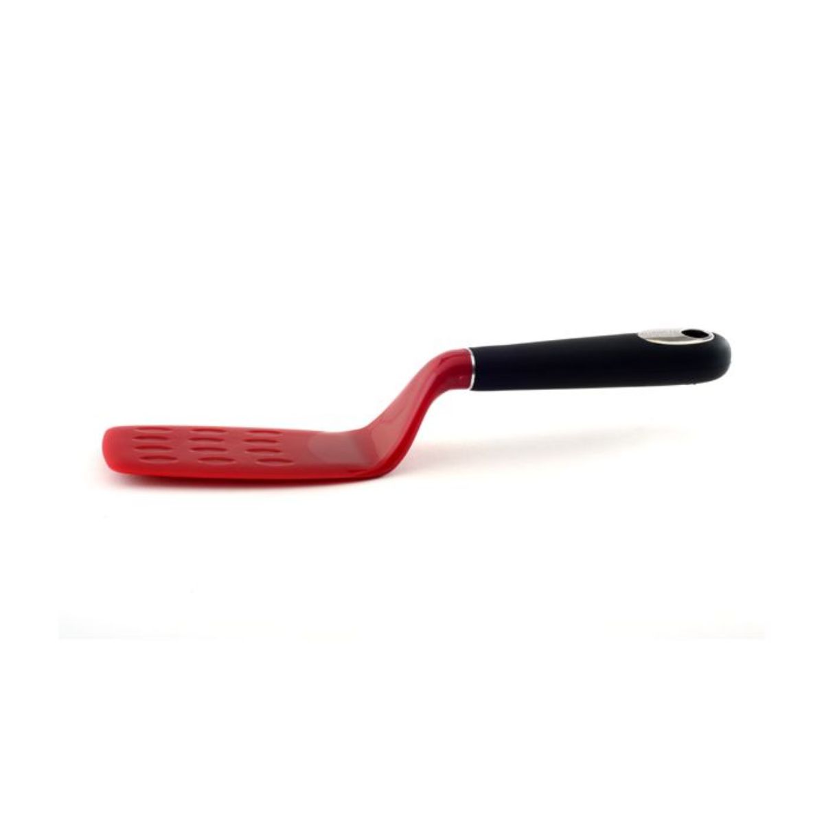 Norpo Stainless Steel Cookie Spatula with Black Comfort-Grip Handle - 9  1/2L