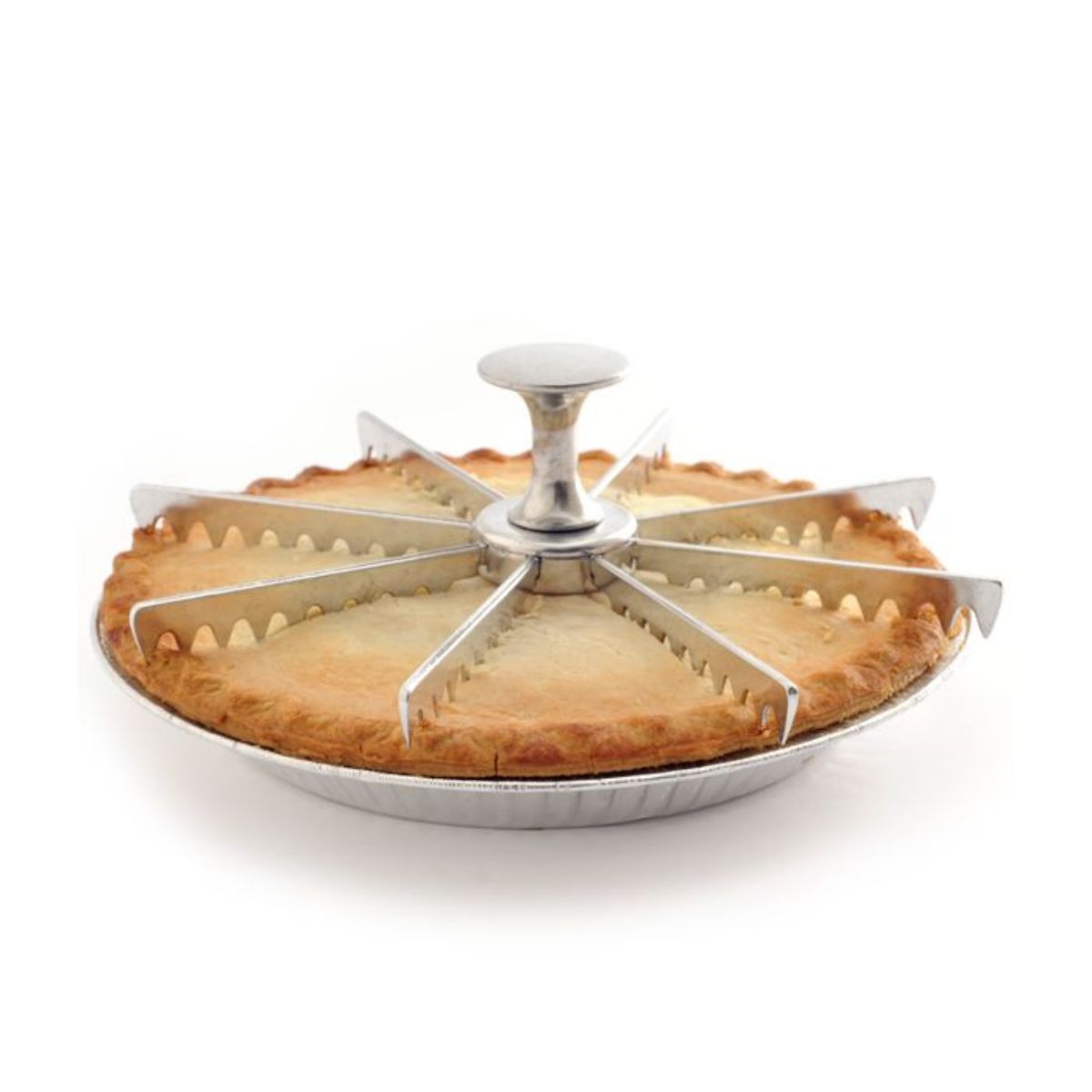 Choice 10 Stainless Steel 8 Cut Pie Cutter