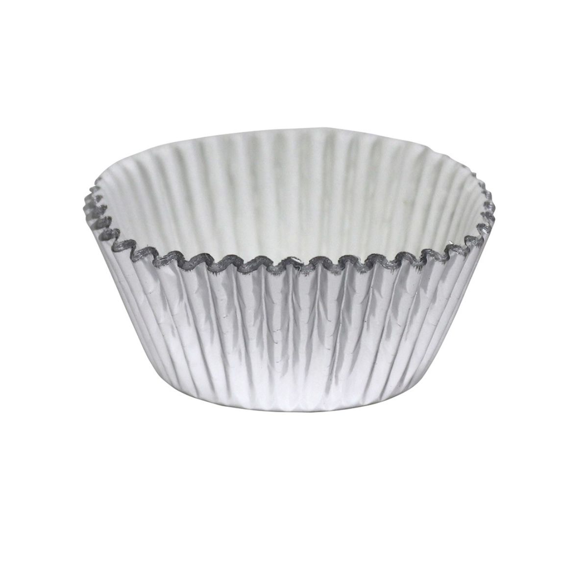 STANDARD Foil Cupcake Liners / Baking Cups – 500 ct sleeve – SILVER – Cake  Connection