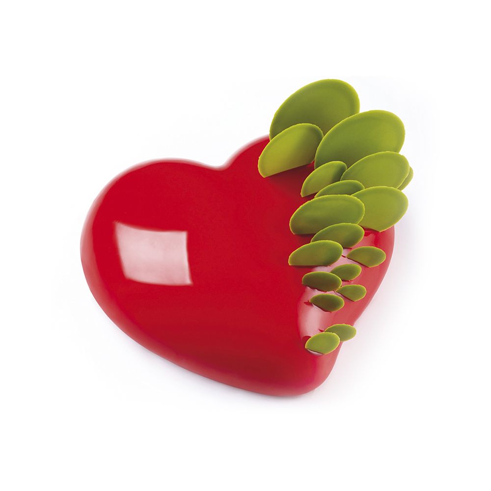 Moule Silicone Mini Coeur Passion 4 x 3 cm x H 2 cm (x30) Pavoflex