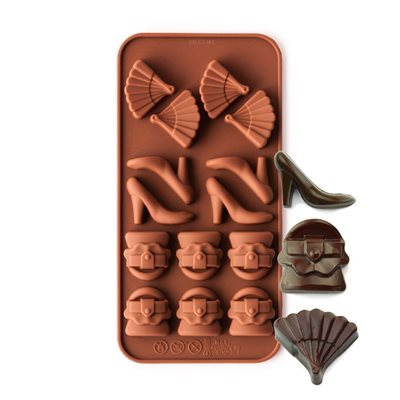 Plam Tree & Leaf Silicone Chocolate Candy Mold