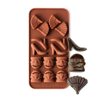 NY Cake Palm Tree & Leaves Silicone Chocolate Mold