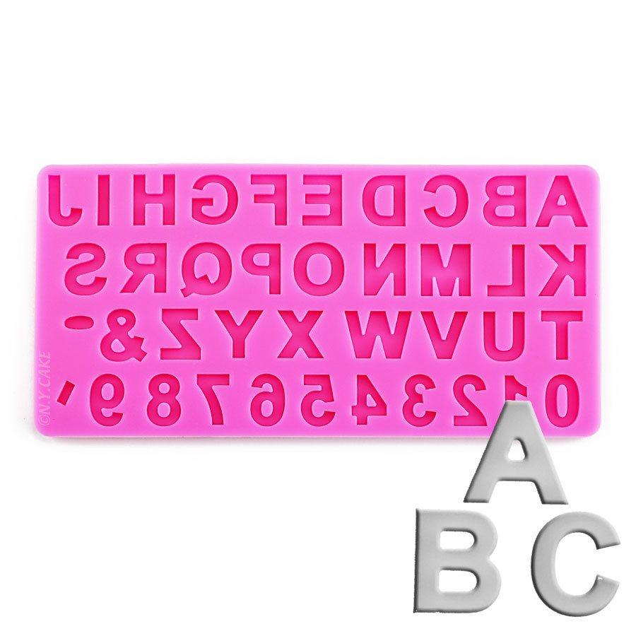 Uppercase Letter Silicone Mold Capital Letter Soft Mold for UV