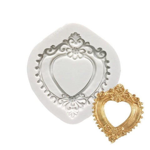 NY Cake 6 Cavity Silicone Heart Mold