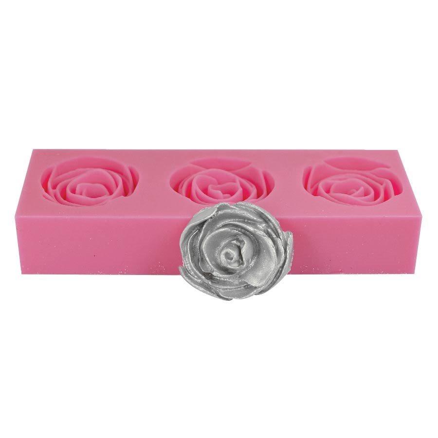 3D Rose Silicone Mold – Frans Cake and Candy