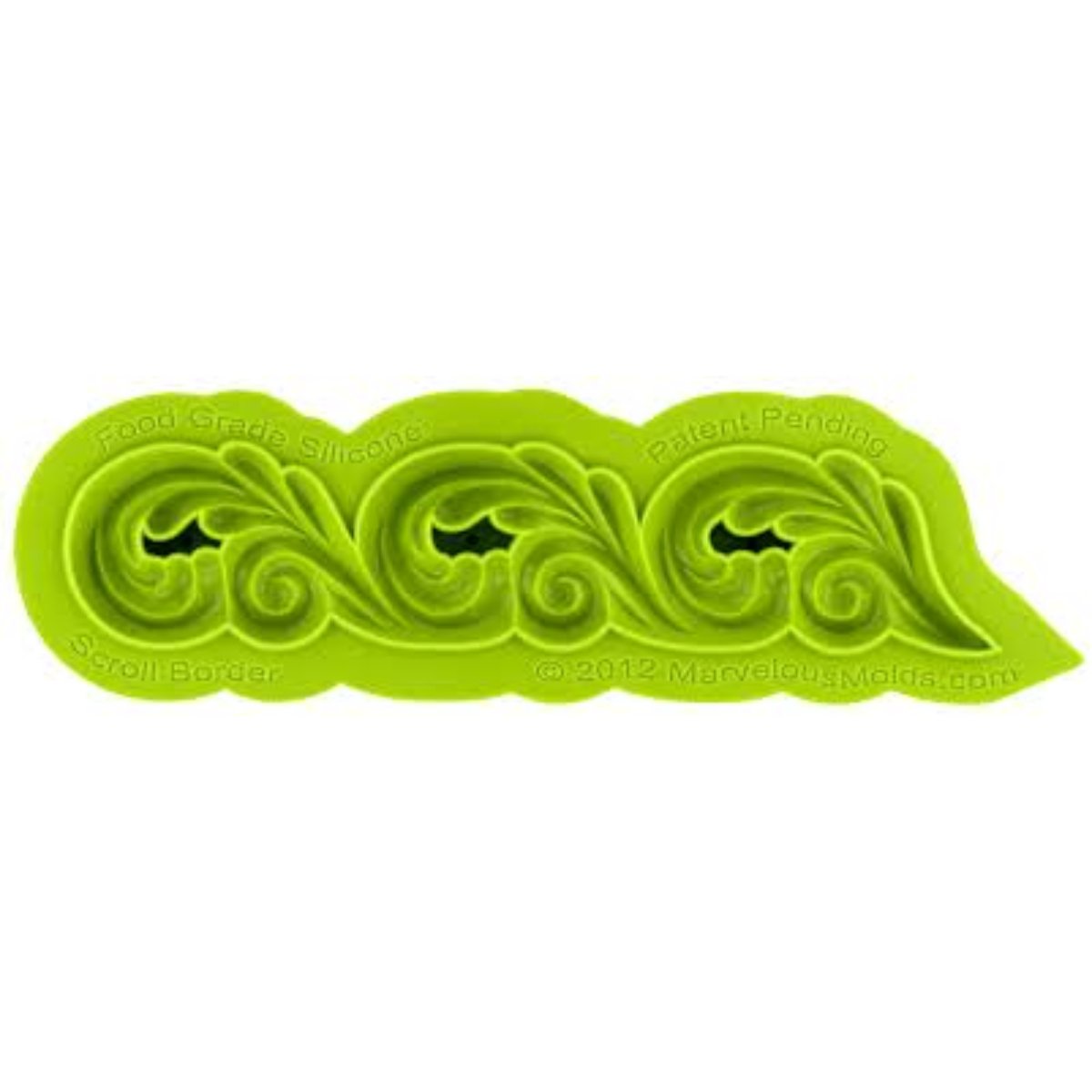 Bubble Flexabet Lowercase Silicone Onlay Mold by Marvelous Molds