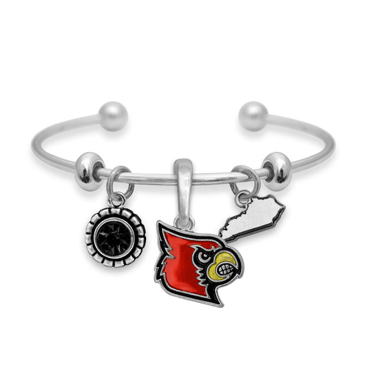 Louisville Cardinals Charm Chain Bracelet