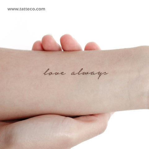 Amazon.com: Large 'Forever My Always' Temporary Tattoo (TO00025209) :  Everything Else