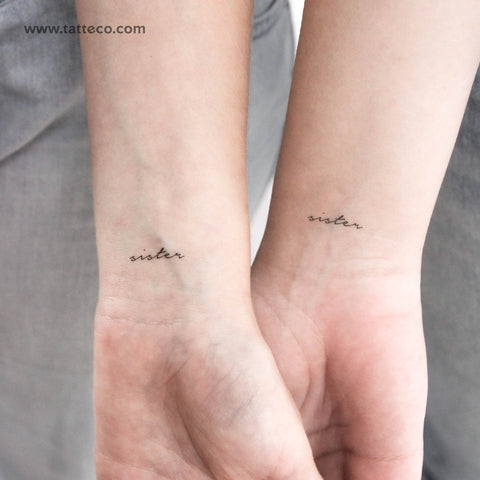 Mom And Sister Tattoo - Temu