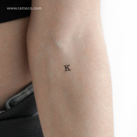 K letter tattoo | k tattoo - k name tattoo / initial k tattoo #shorts -  YouTube