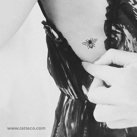 Bee semi-permanent tattoo