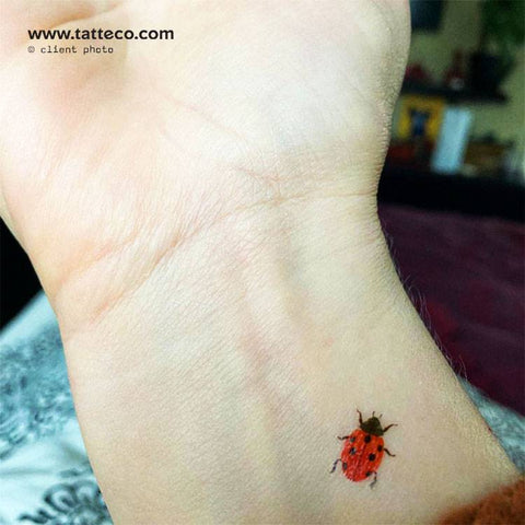 Ladybug Temporary Tattoo