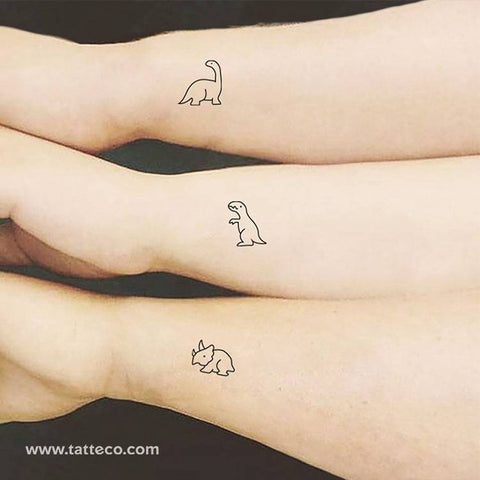 Dinosaurs Temporary Tattoos