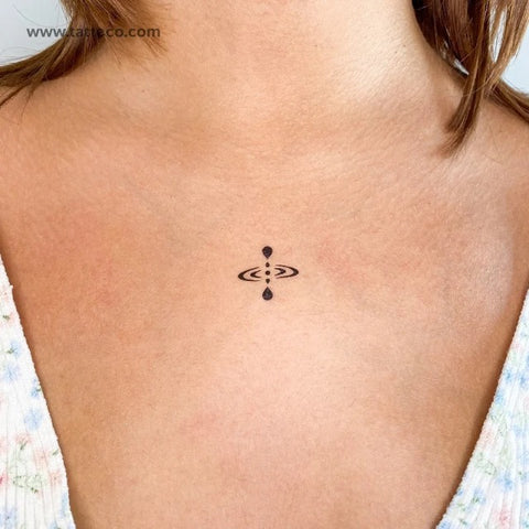 Mindfulness Tattoos: Black mindfulness symbol tattoo