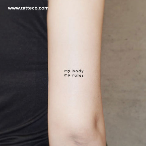 Feminist Temporary Fake Tattoo Sticker (Set of 2) - OhMyTat - Shop OhMyTat  Temporary Tattoos - Pinkoi