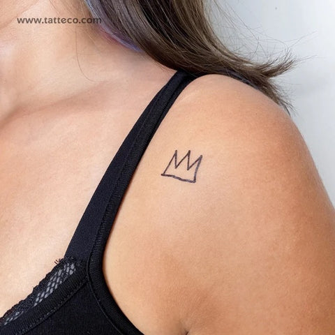 New York Tattoos: Basquiat Crown Tattoo