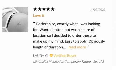 Temporary tattoo review
