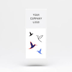 Custom eco-friendly temporary tattoo packaging for your company