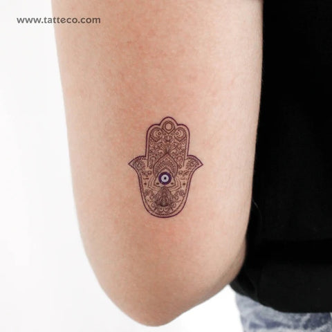 Nazar hamsa hand temporary tattoo