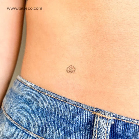 Yoga Tattoos: Sacred lotus flower tattoo